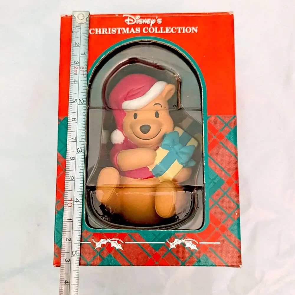 Vintage Disney Winnie The Pooh Christmas Collection Ornament Santa Holiday